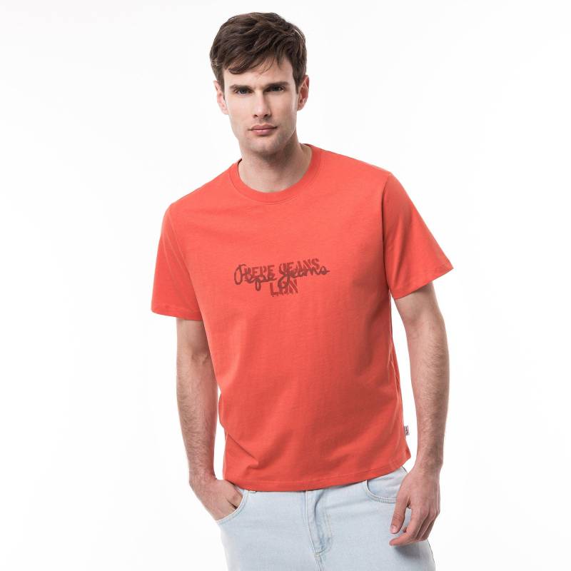 T-shirt Herren Orange L von Pepe Jeans