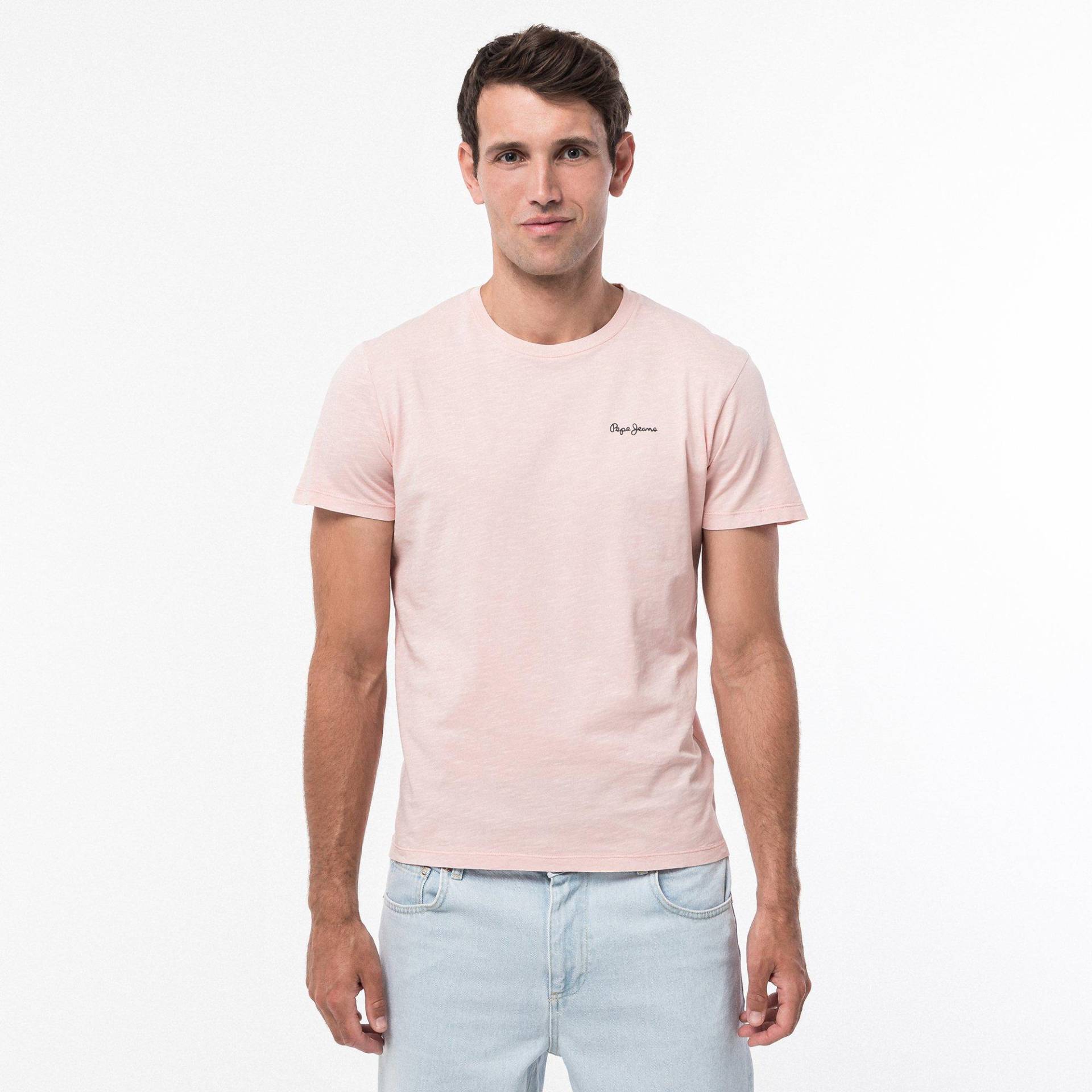 T-shirt Herren Rosa L von Pepe Jeans