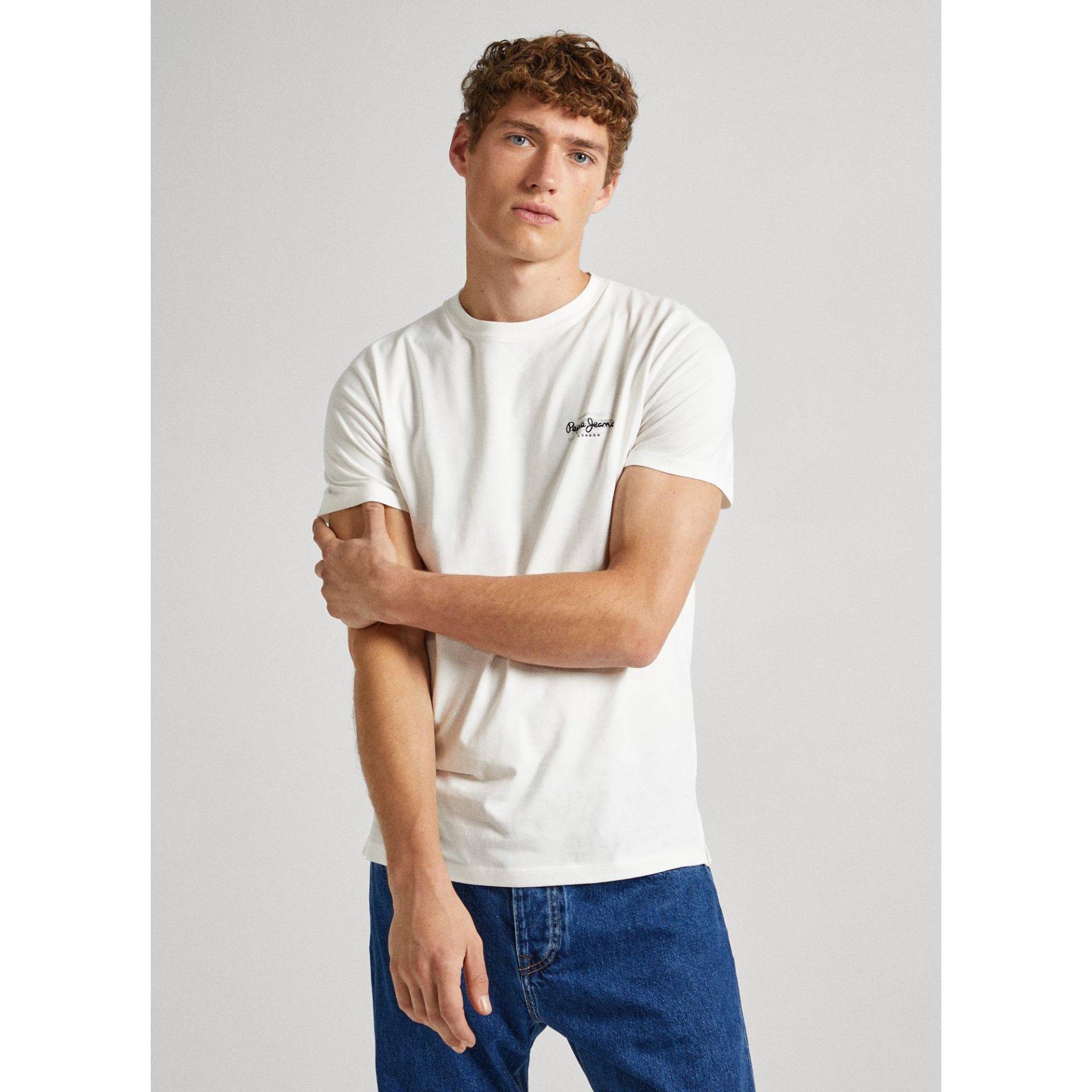 T-shirt Herren Weiss  L von Pepe Jeans