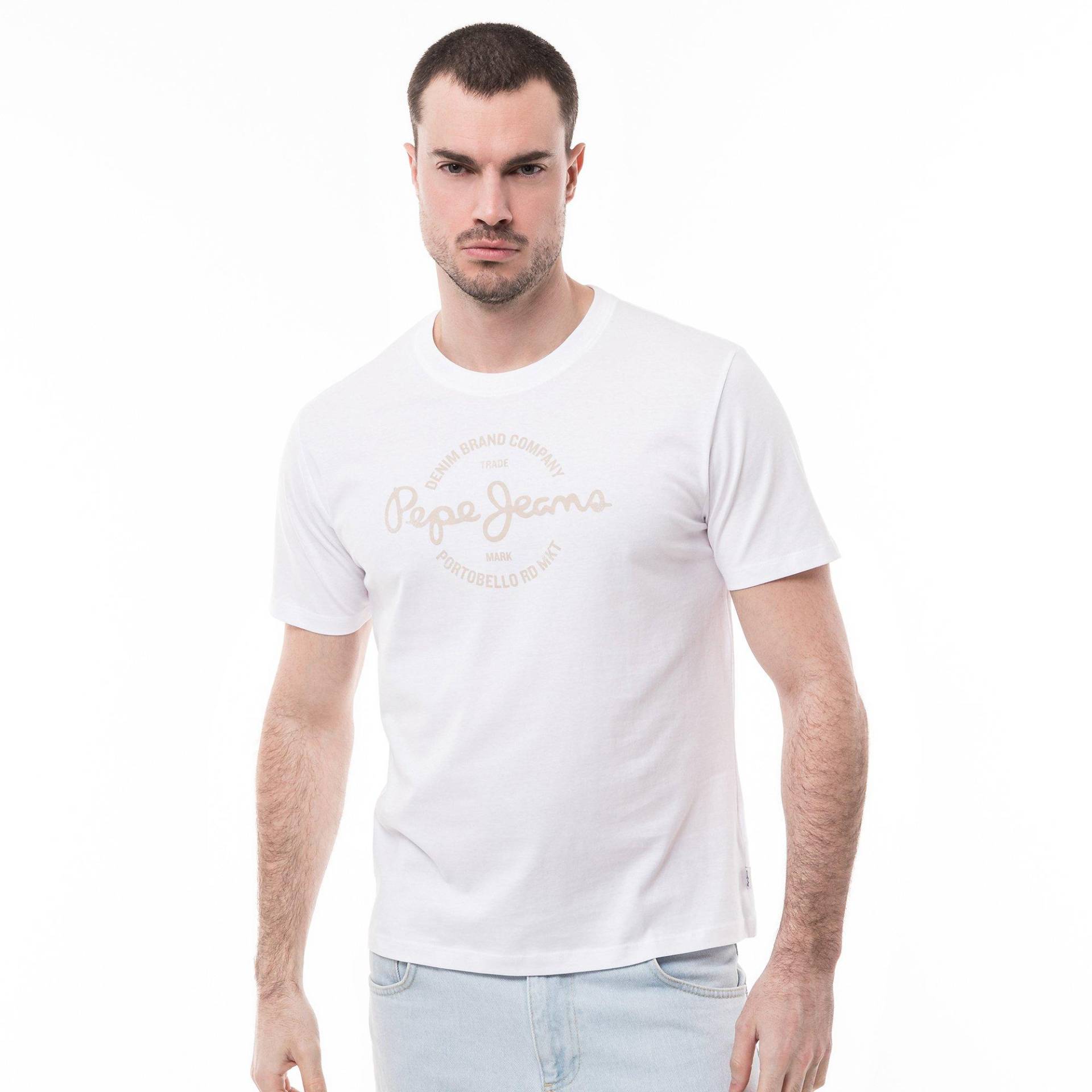 T-shirt Herren Weiss L von Pepe Jeans