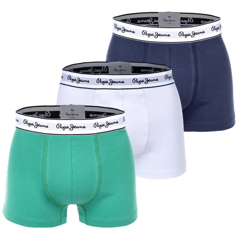 Trunks, 3er Pack - Unterwäsche Herren Multicolor M von Pepe Jeans