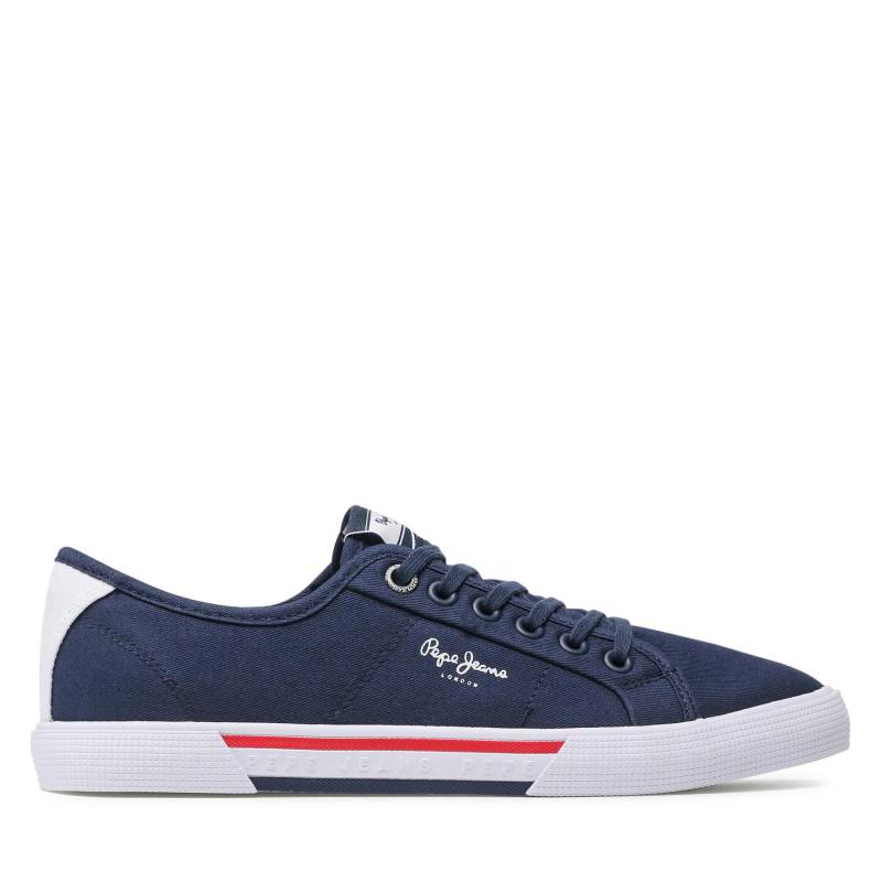 Sneakers aus Stoff Pepe Jeans Brady Men Basic PMS30816 Dunkelblau von Pepe Jeans