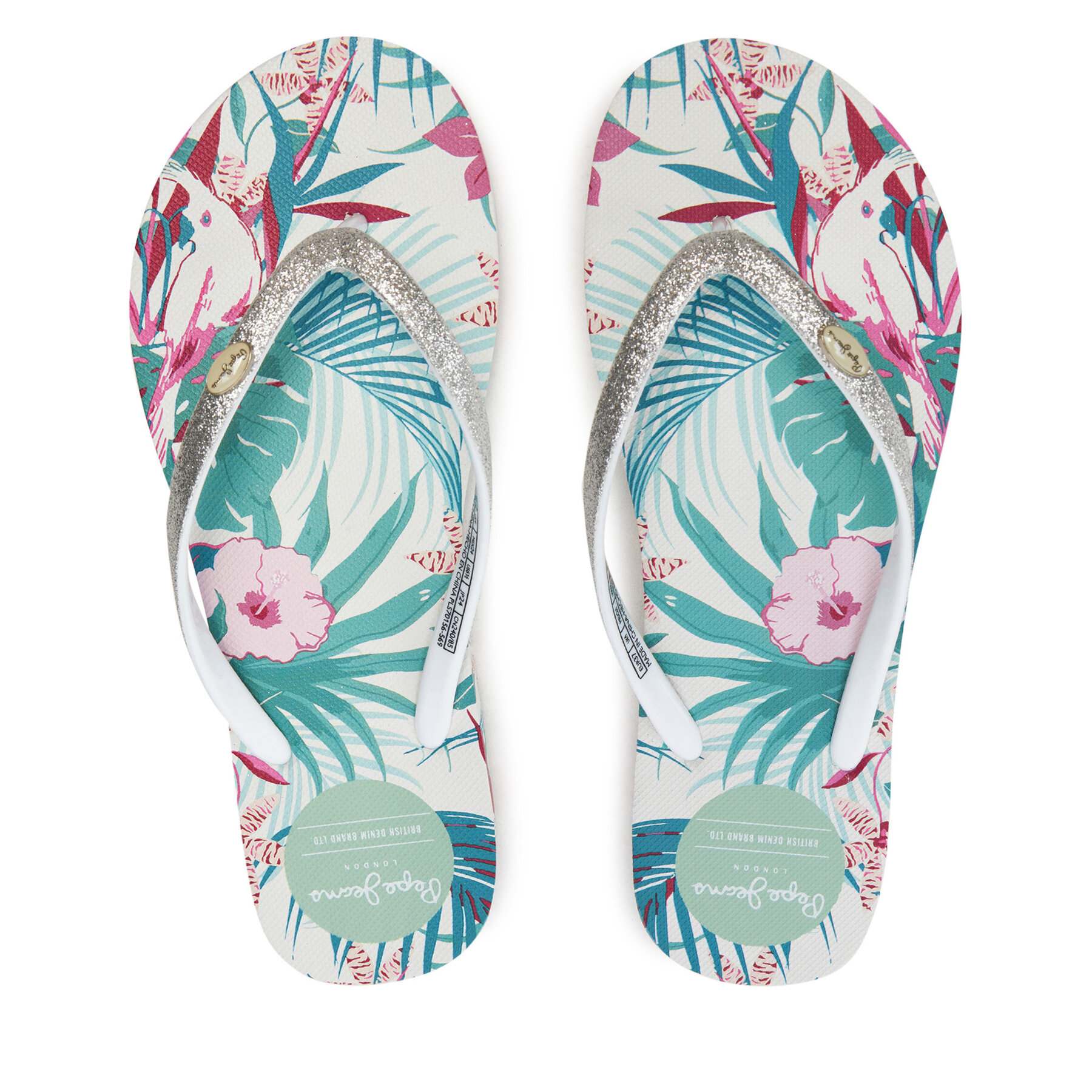 Zehentrenner Pepe Jeans Rake Palm PLS70156 Silberfarben Zehentrenner Pepe Jeans Rake Palm PLS70156 Silberfarben von Pepe Jeans
