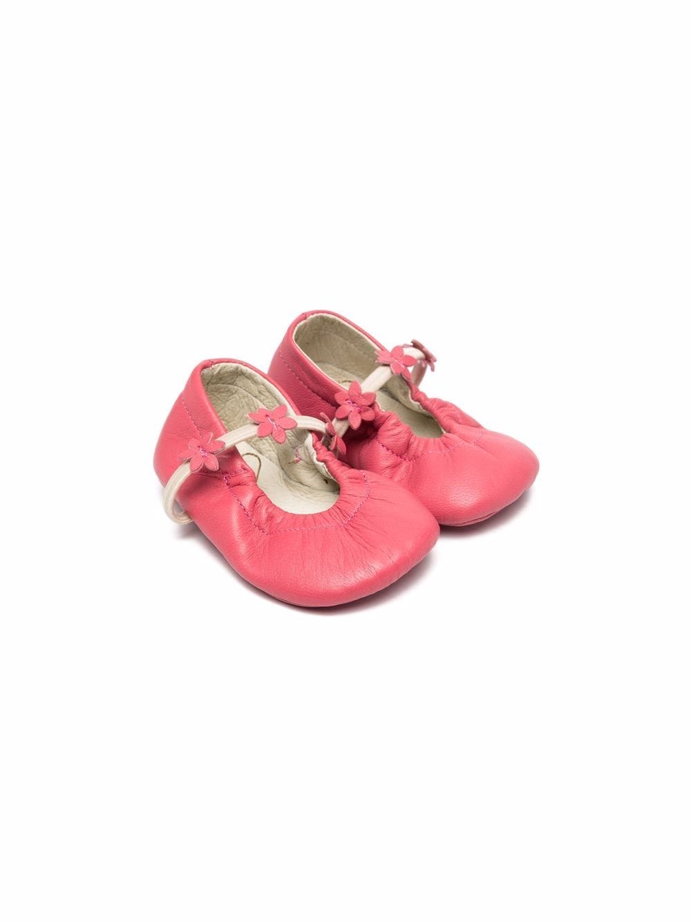 Pèpè Elf leather ballerina shoes - Pink von Pèpè