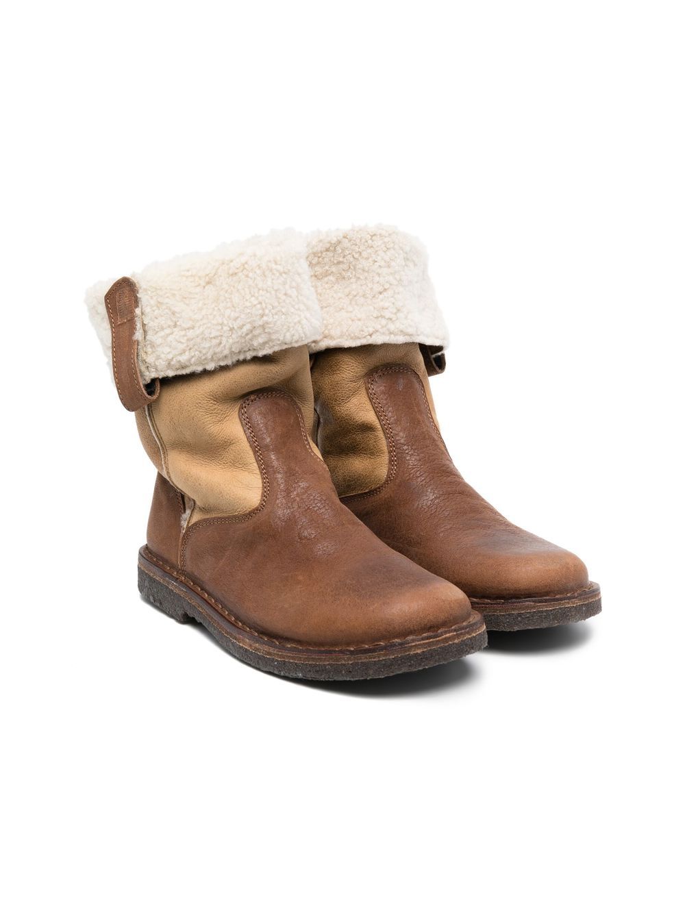 Pèpè Haley shearling boots - Brown von Pèpè