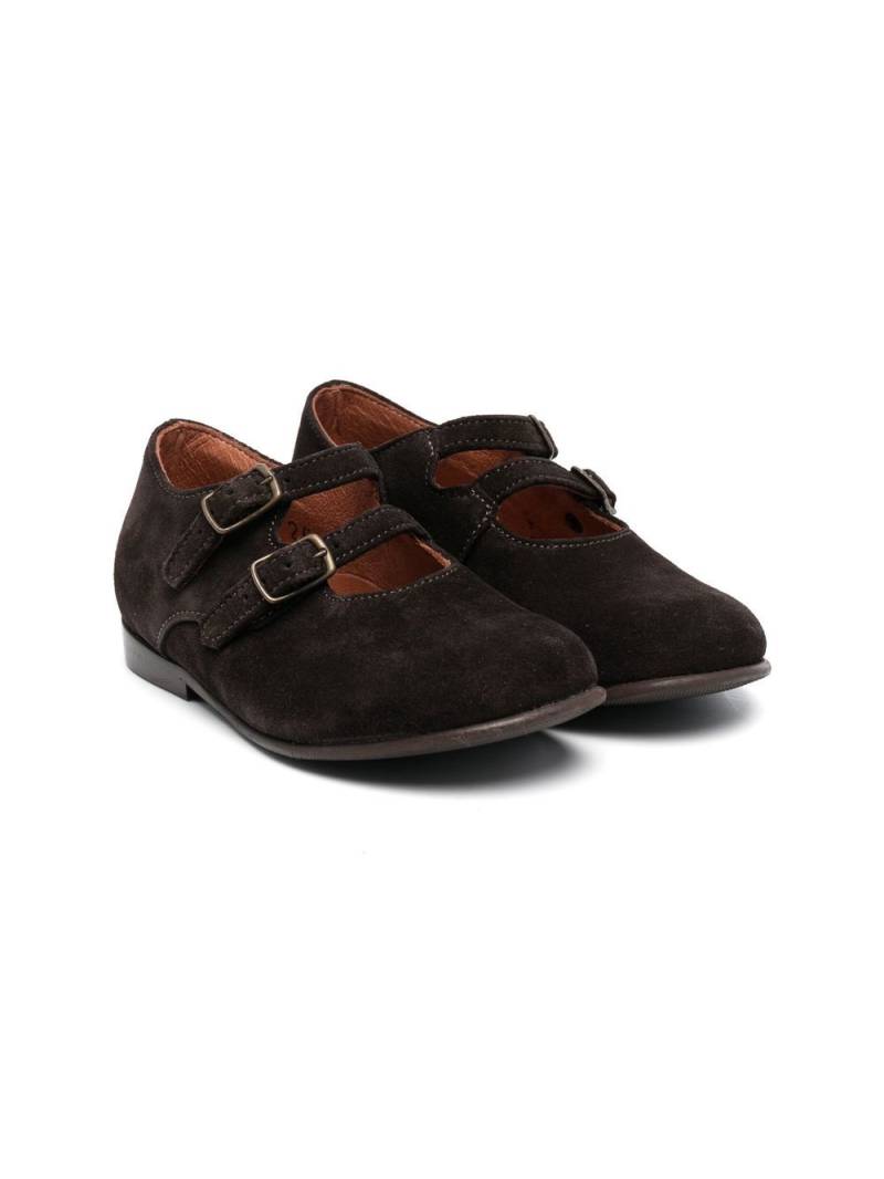 Pèpè Marie buckle-strap ballerina shoes - Brown von Pèpè