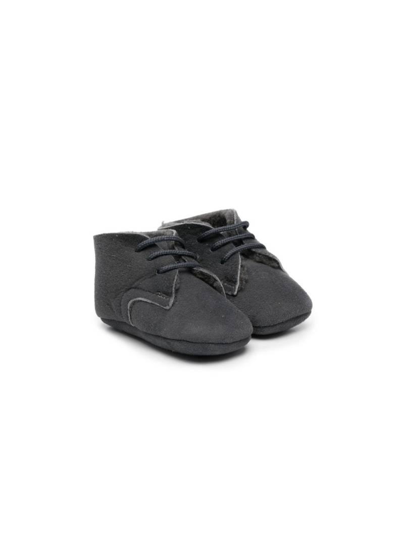 Pèpè lace-up leather shoes - Grey von Pèpè