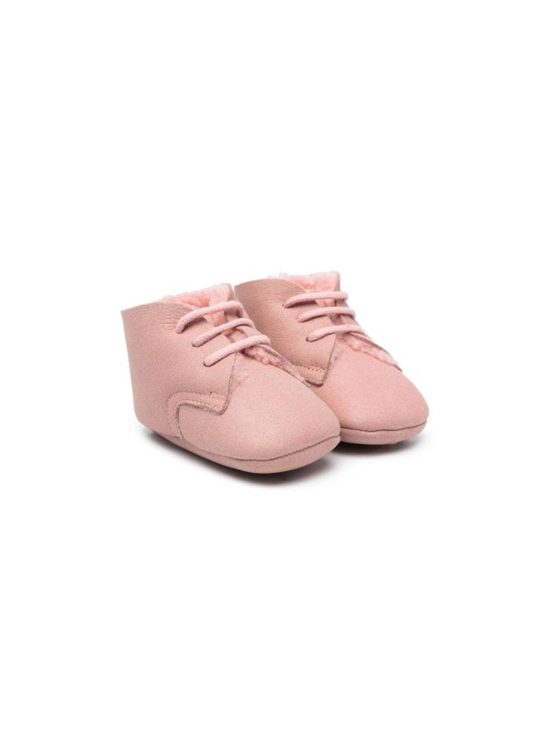 Pèpè lace-up leather shoes - Pink von Pèpè