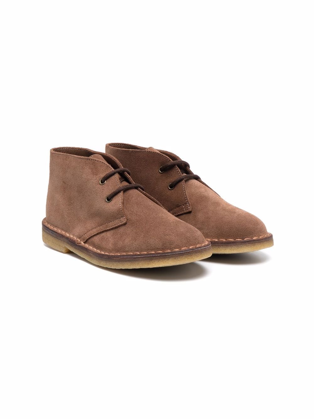 Pèpè lace-up suede boots - Brown von Pèpè