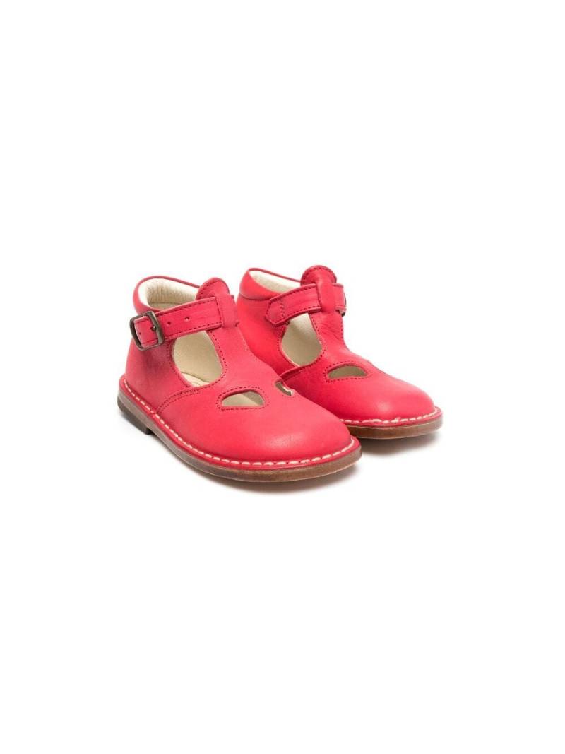 Pèpè perforated buckled shoes - Red von Pèpè