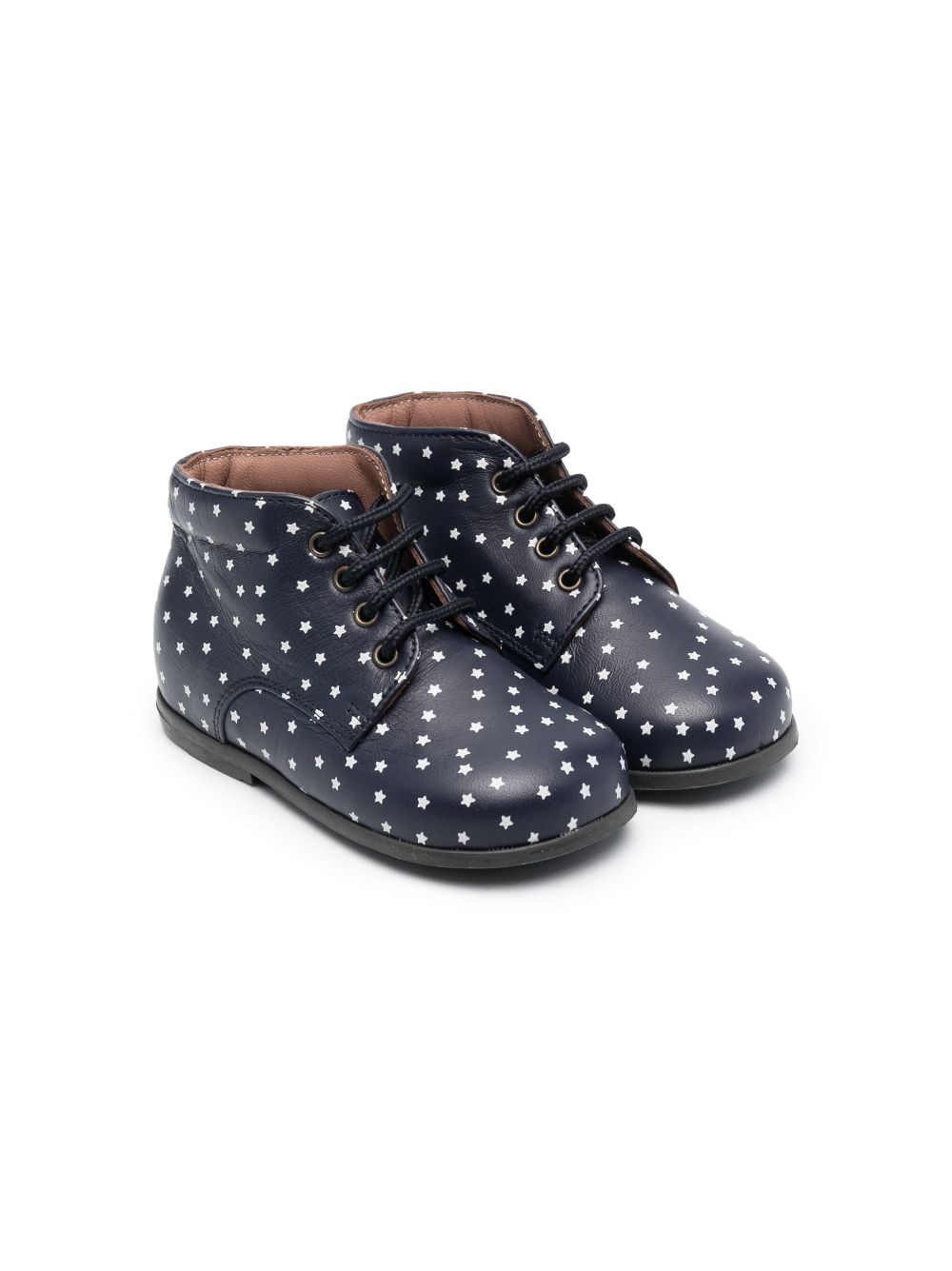 Pèpè star-print lace-up boots - Blue von Pèpè