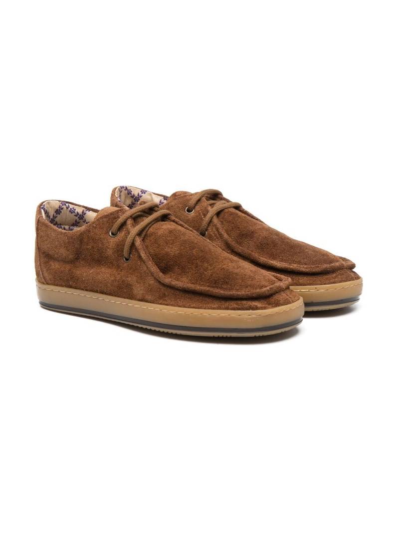 Pèpè suede lace-up shoes - Brown von Pèpè