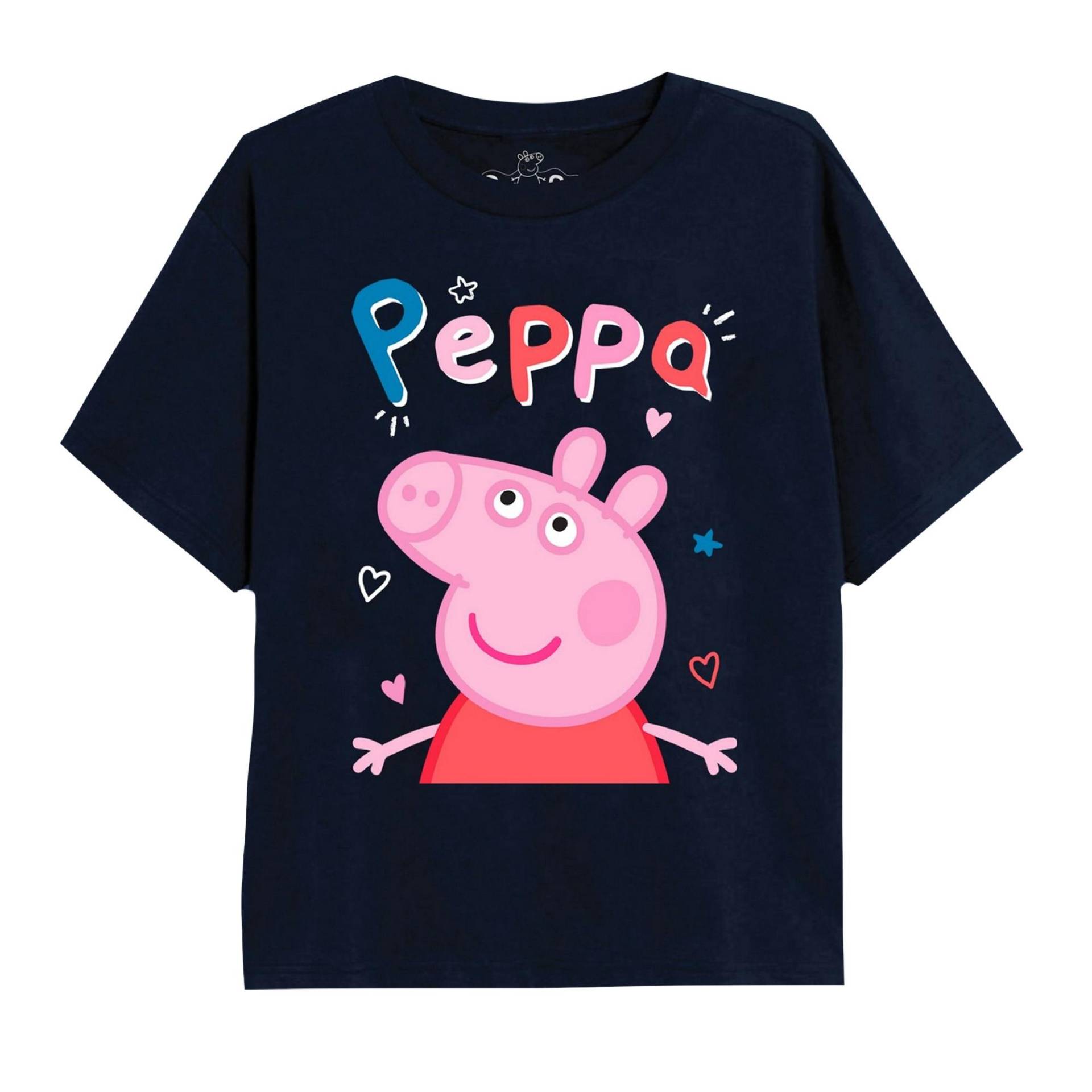 Classic Tshirt Unisex Marine 116 von Peppa Pig