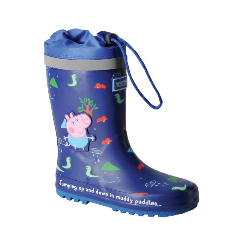 Gummistiefel Splash, Dinosaurier Unisex Königsblau 31 von Peppa Pig