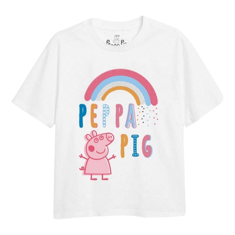 Tshirt Mädchen Weiss 116 von Peppa Pig