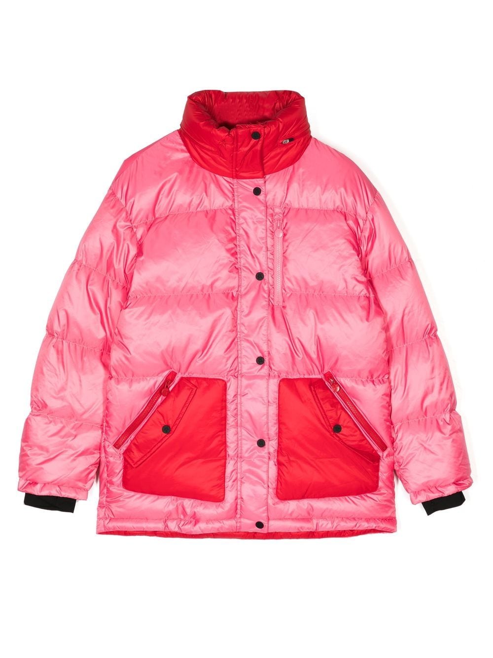 Perfect Moment Kids high neck duo colour jacket - Pink von Perfect Moment Kids