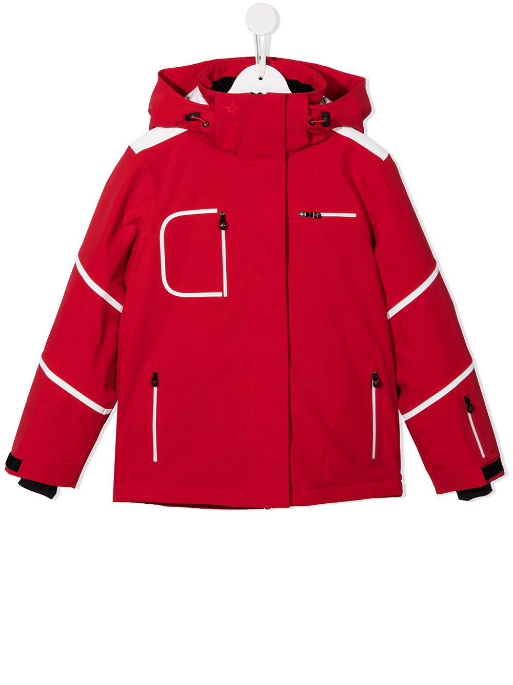 Perfect Moment Kids logo-print Qanuk Pro III jacket - Red von Perfect Moment Kids