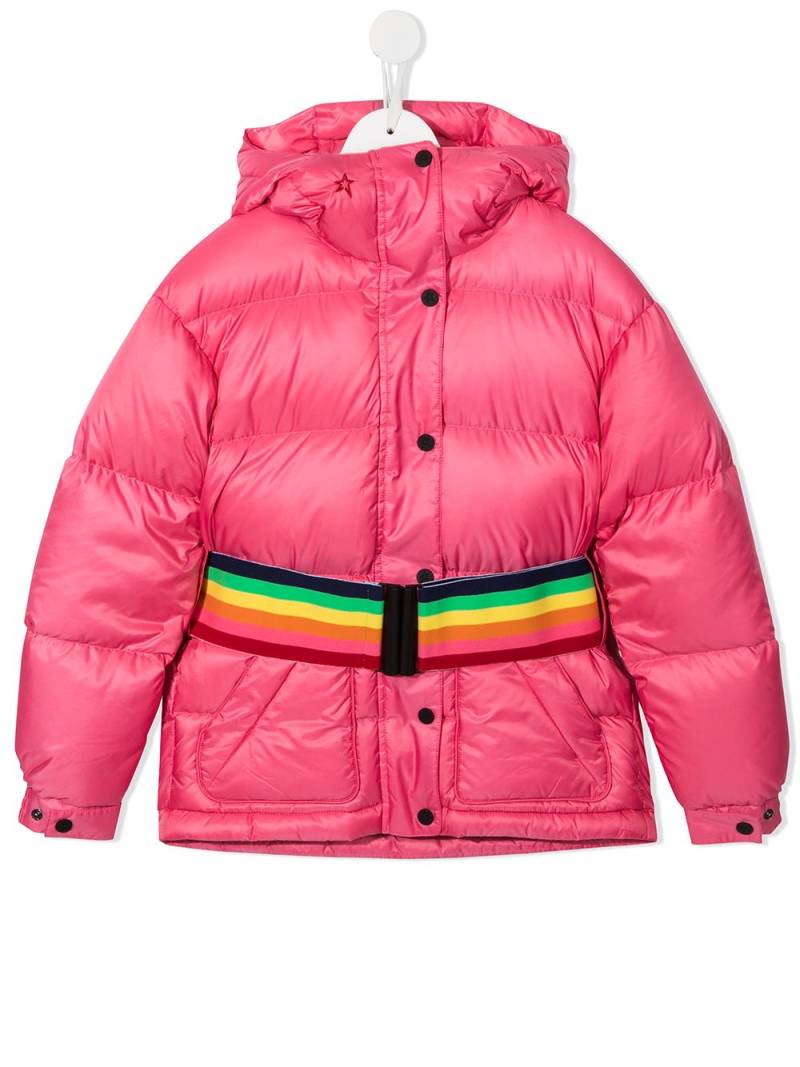 Perfect Moment Kids padded belted coat - Pink von Perfect Moment Kids