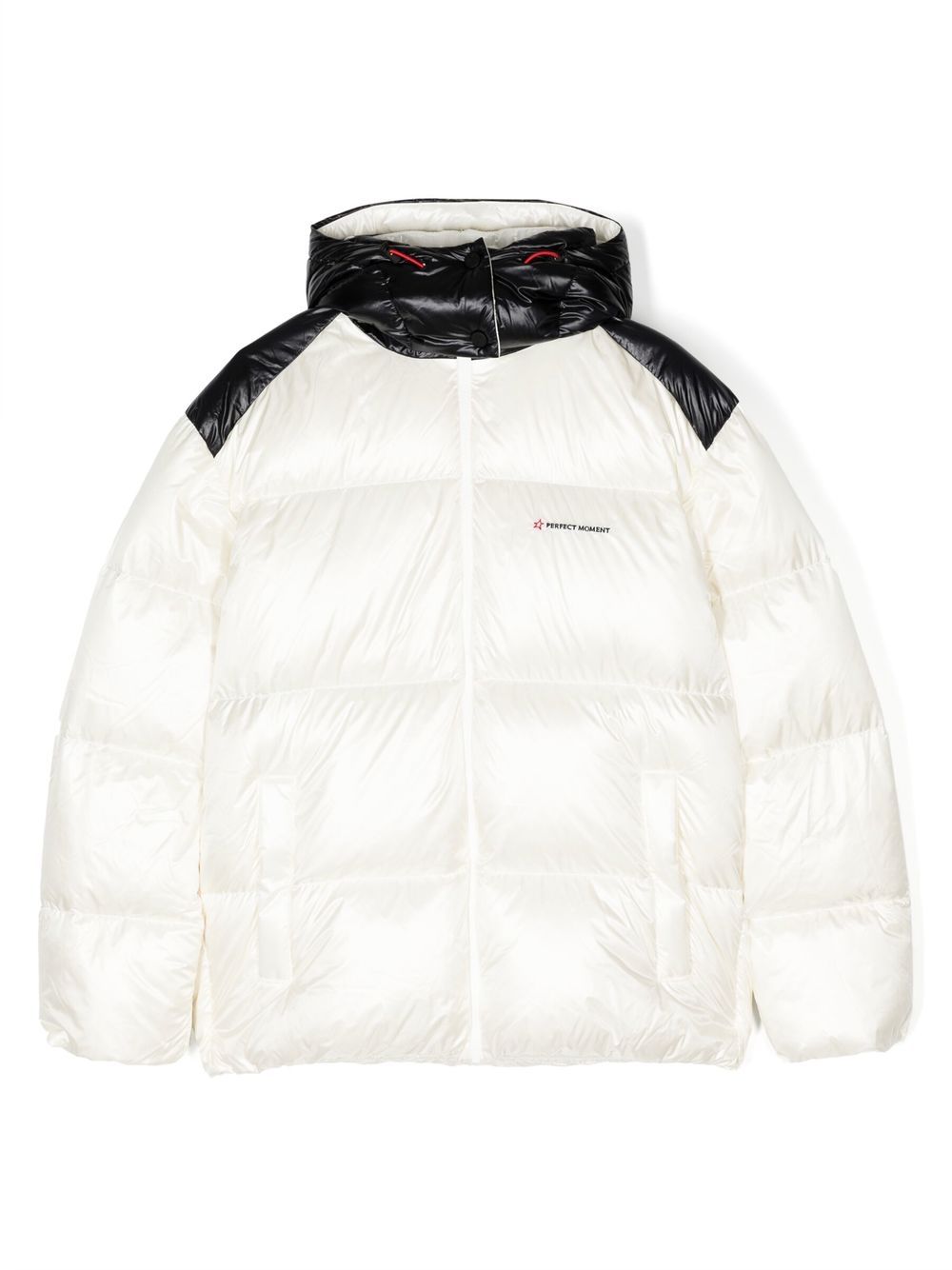 Perfect Moment Kids two-tone padded jacket - White von Perfect Moment Kids