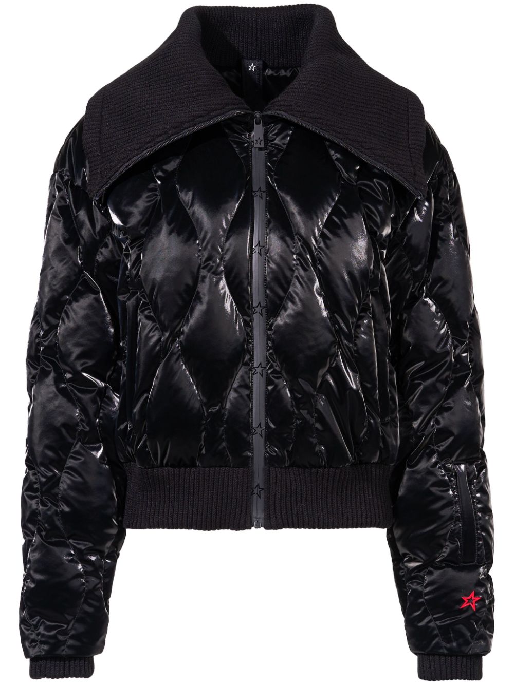 Perfect Moment Carving puffer jacket - Black von Perfect Moment