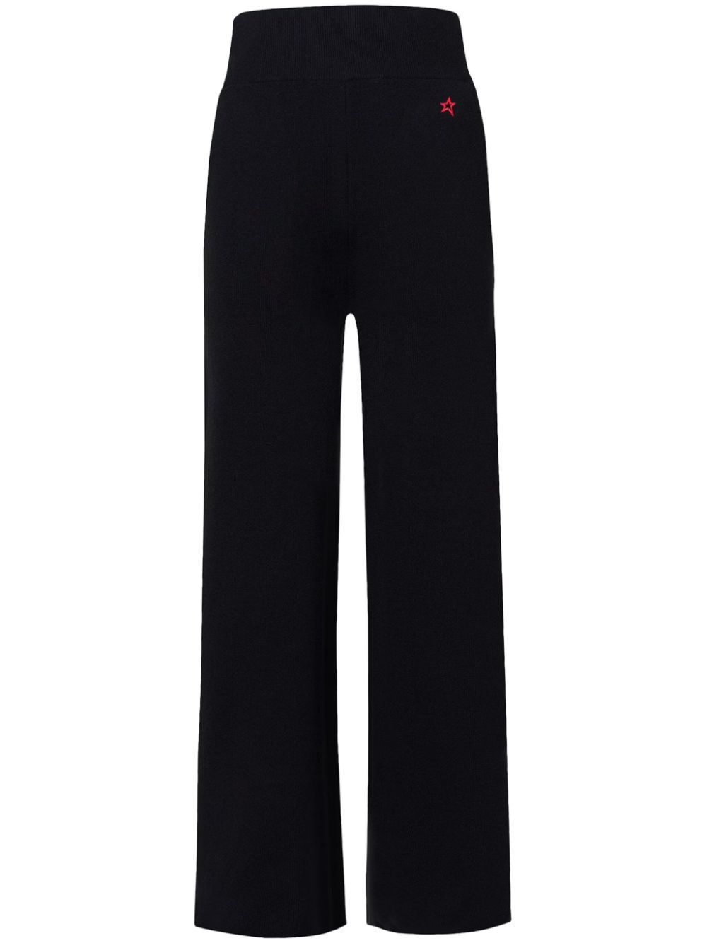 Perfect Moment Chalet wide-leg knit ski trousers - Black von Perfect Moment