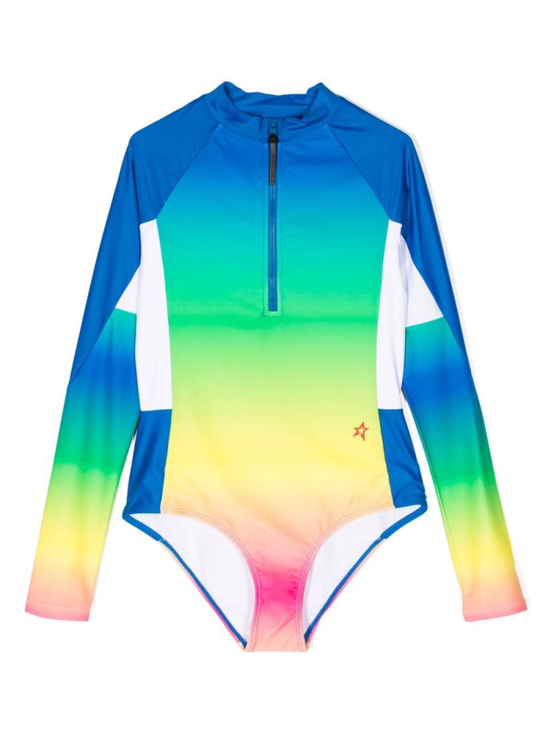 Perfect Moment Rainbow PM swimsuit - Blue von Perfect Moment