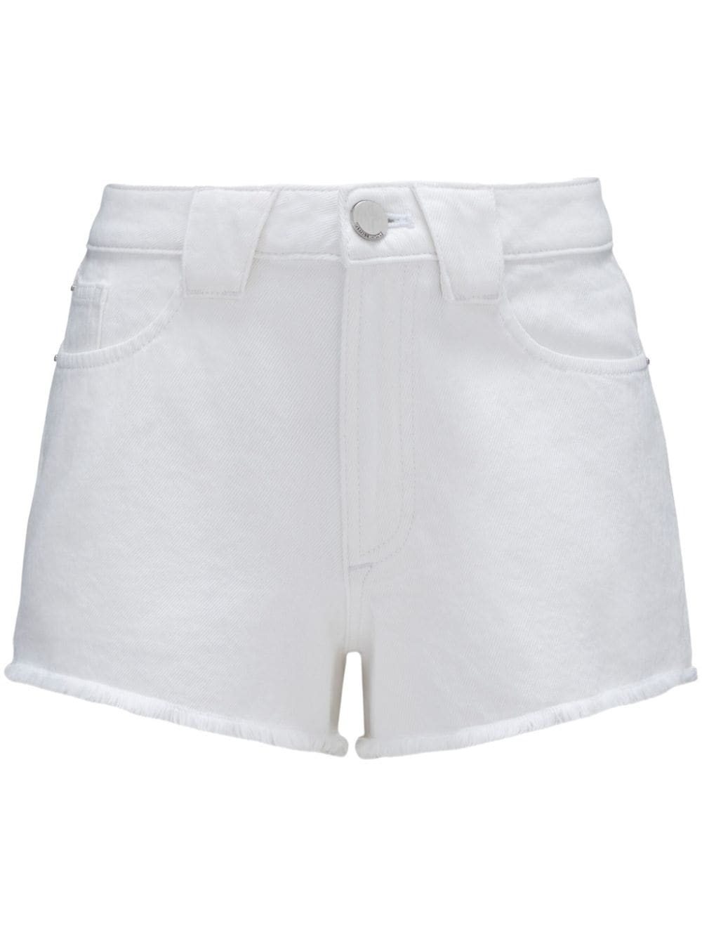 Perfect Moment denim cotton mini shorts - White von Perfect Moment