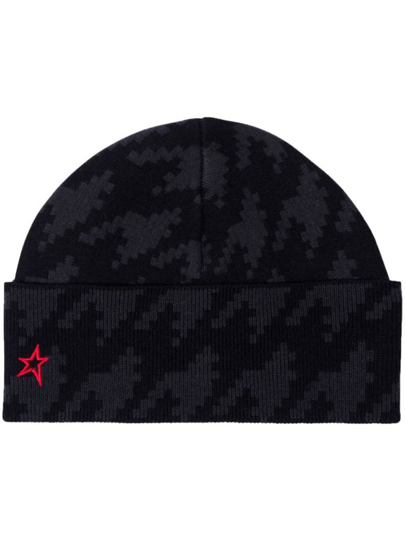 Perfect Moment houndstooth beanie - Black von Perfect Moment