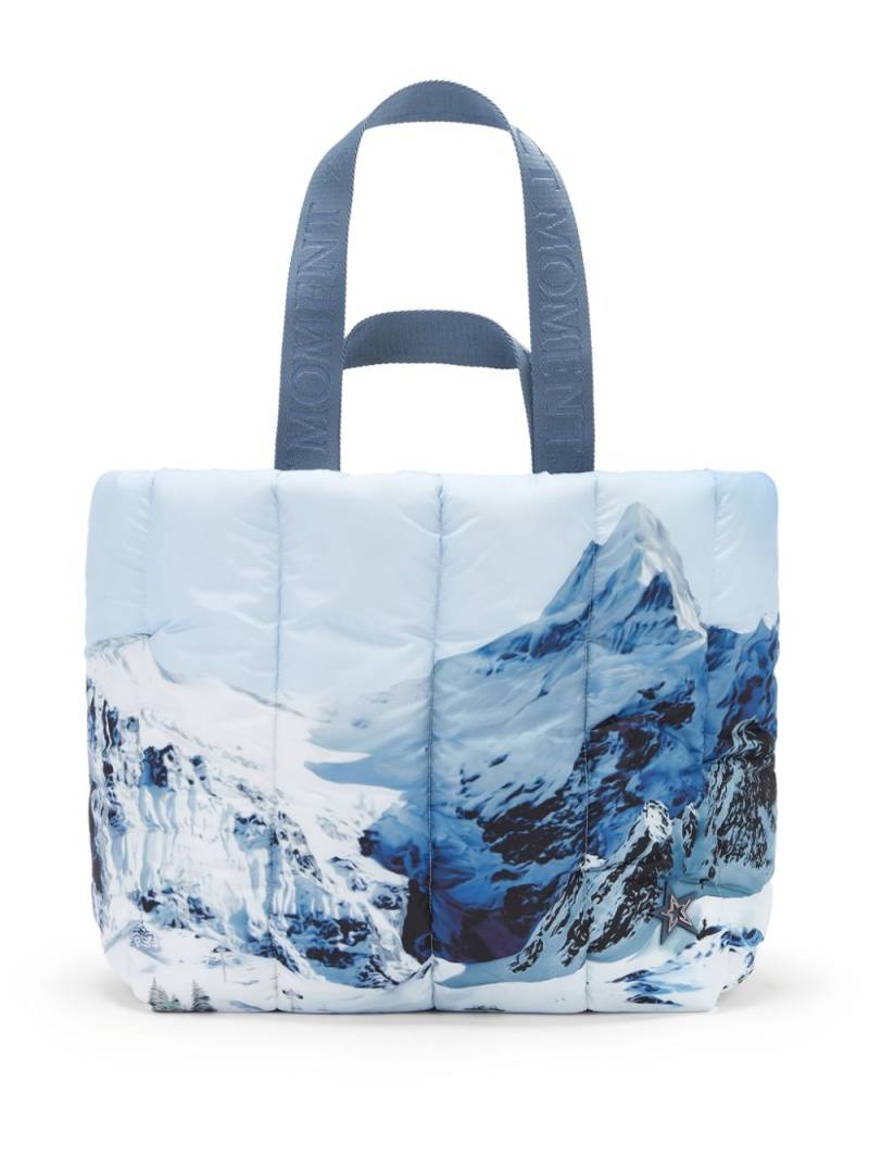 Perfect Moment mountain-print tote bag - Blue von Perfect Moment