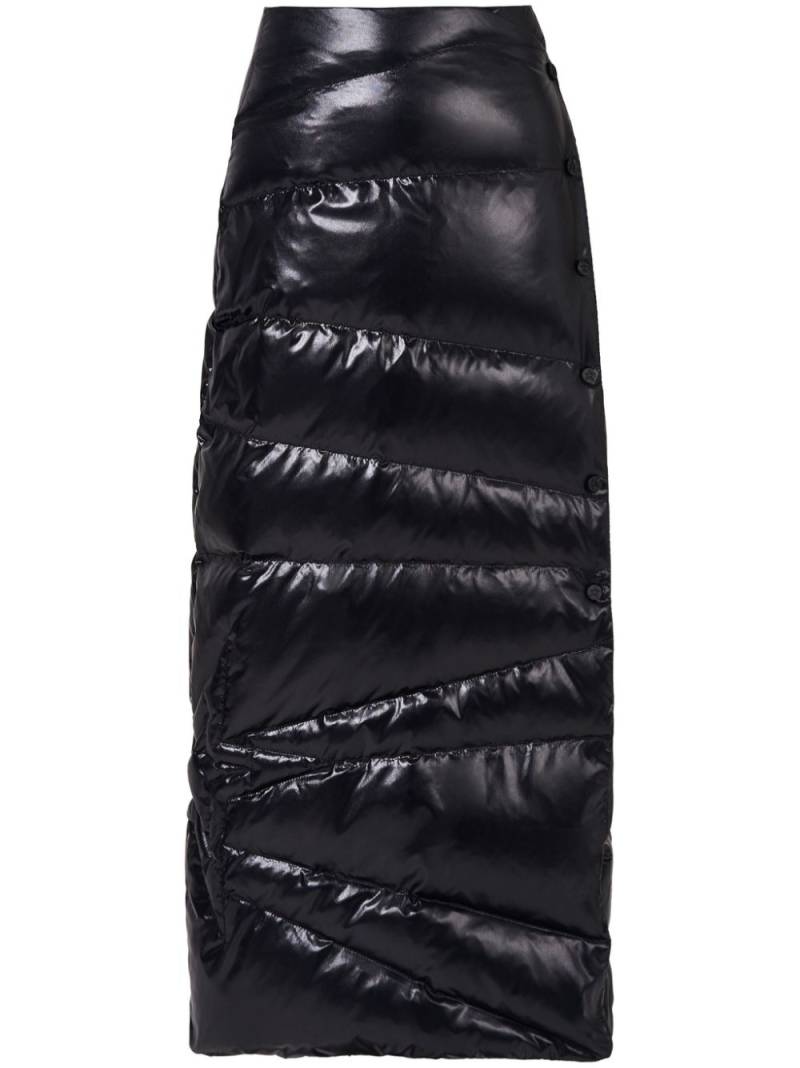 Perfect Moment quilted maxi skirt - Black von Perfect Moment