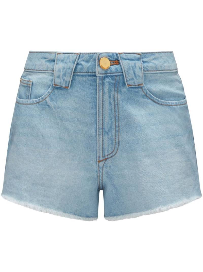 Perfect Moment stonewashed low-rise denim shorts - Blue von Perfect Moment