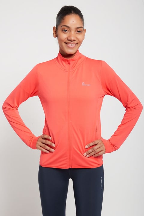 Perform Longsleeve Full Zip Laufjacke koralle Perform Longsleeve Full Zip Laufjacke koralle von Perform