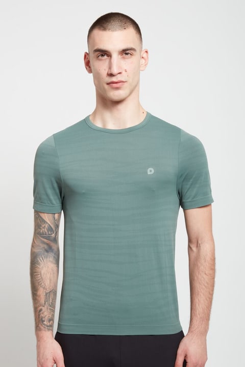 Perform Shirt seamless T-Shirt khaki von Perform