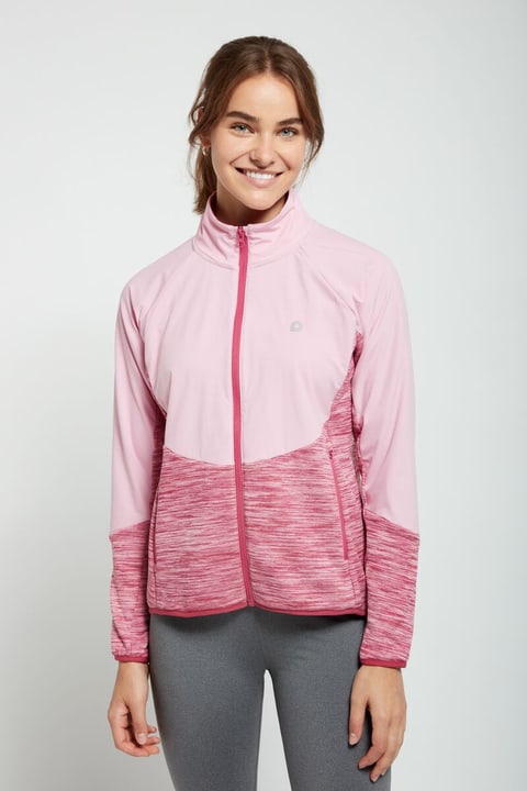 Perform W Jacke Hybrid Laufjacke rosa von Perform