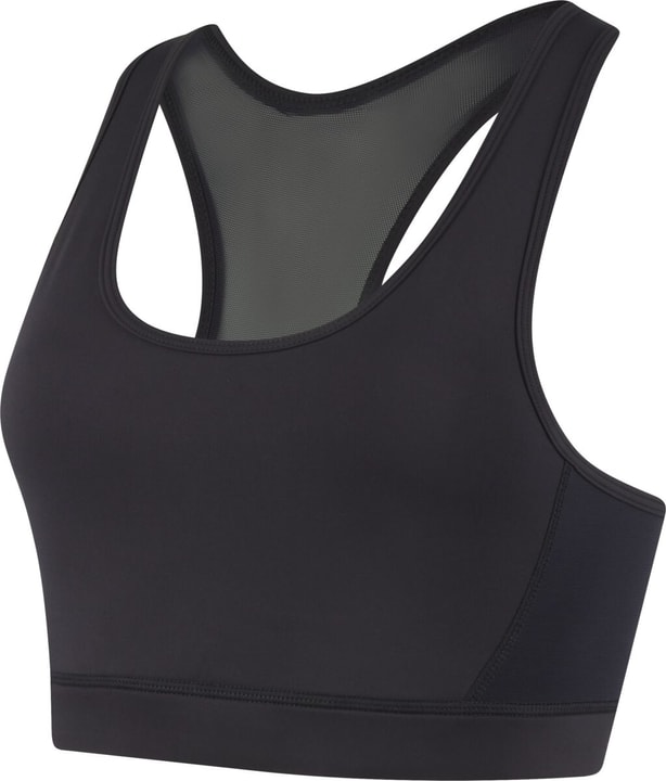 Perform W Medium Power Mesh Bra Sport-BH schwarz von Perform