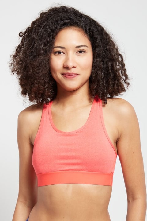 Perform W Medium Sports Bra Crossed Back Sport-BH koralle Perform W Medium Sports Bra Crossed Back Sport-BH koralle von Perform