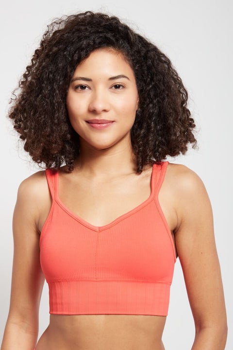 Perform W Seamless Low Sports Bra Sport-BH koralle Perform W Seamless Low Sports Bra Sport-BH koralle von Perform