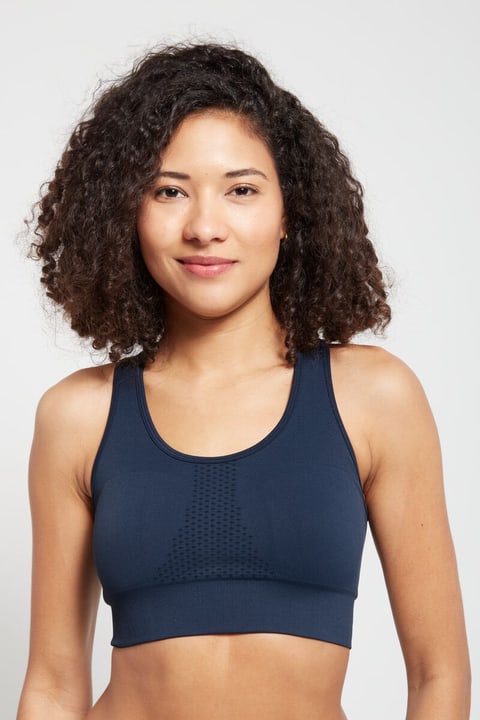 Perform W Seamless Medium Sports Bra Sport-BH dunkelblau von Perform