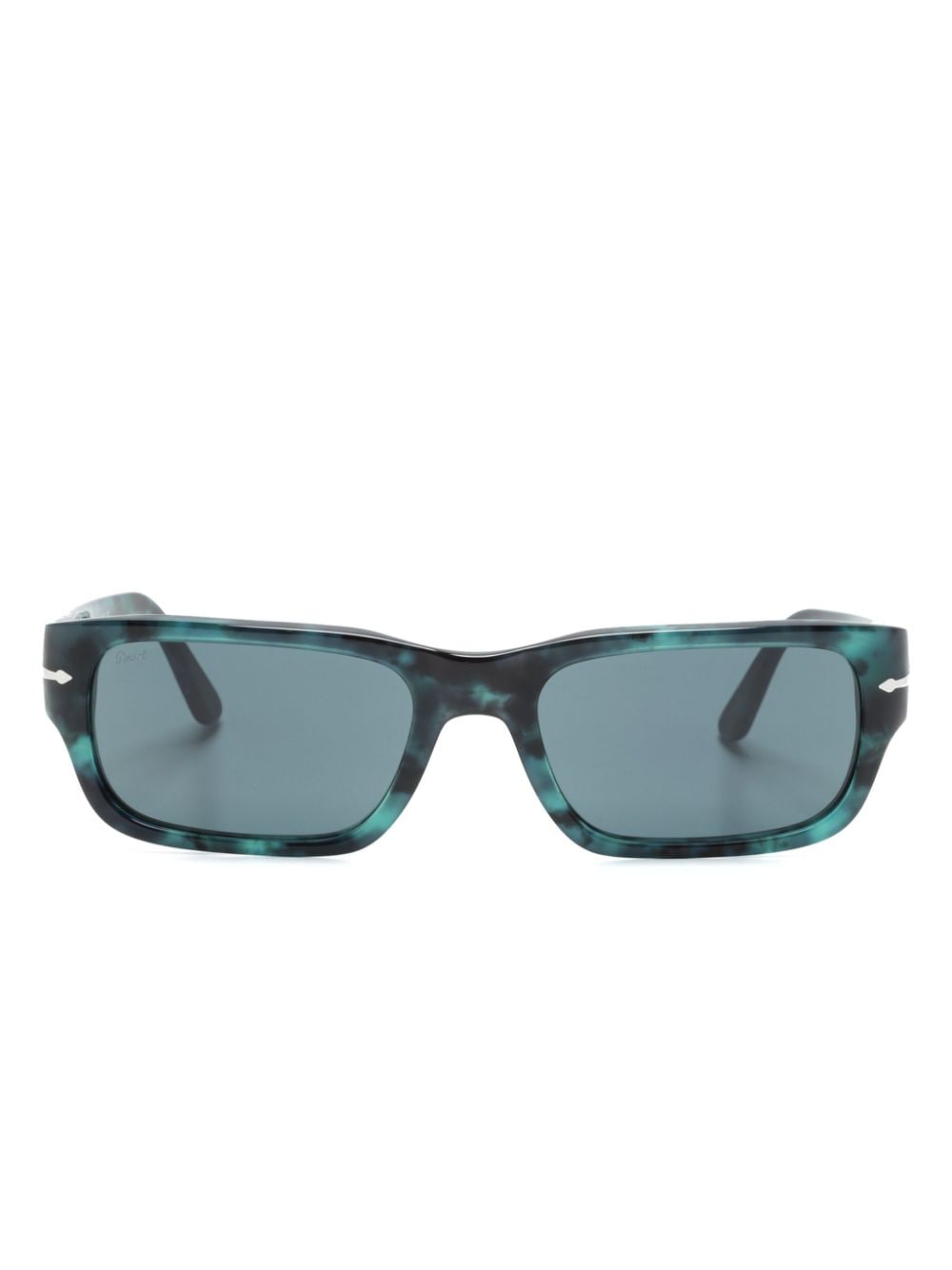 Persol Adrien rectangle-frame sunglasses - Blue von Persol