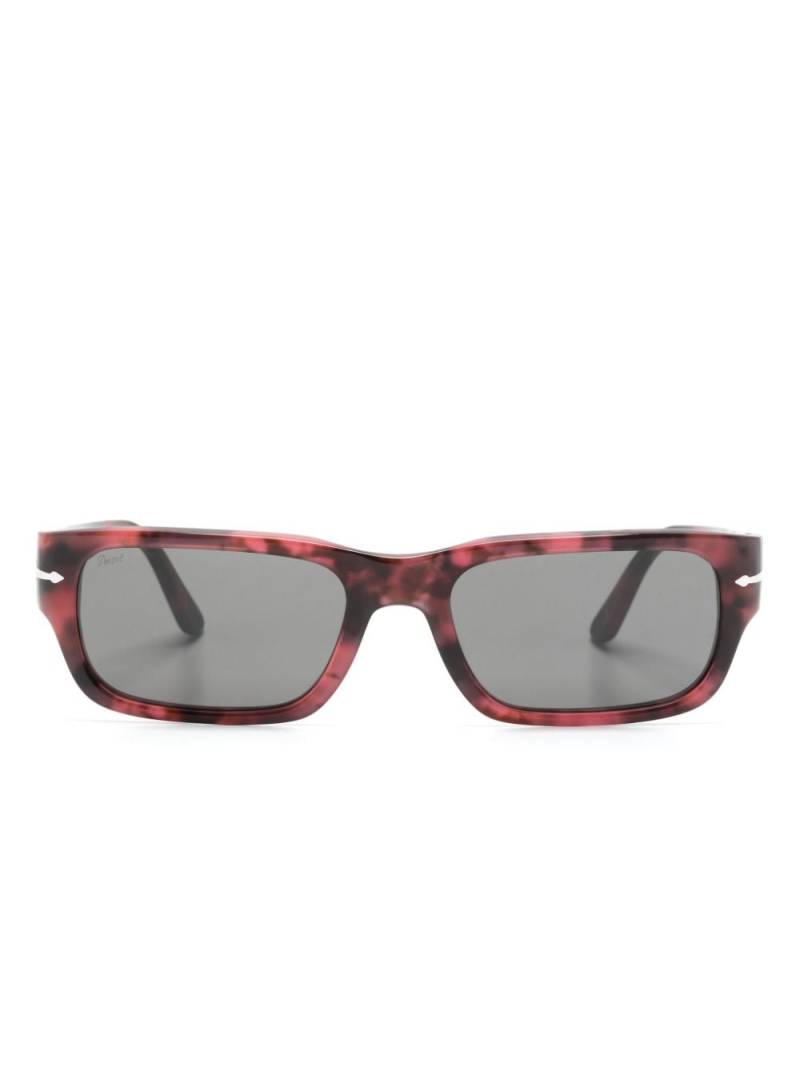 Persol Adrien rectangle-frame sunglasses - Red von Persol