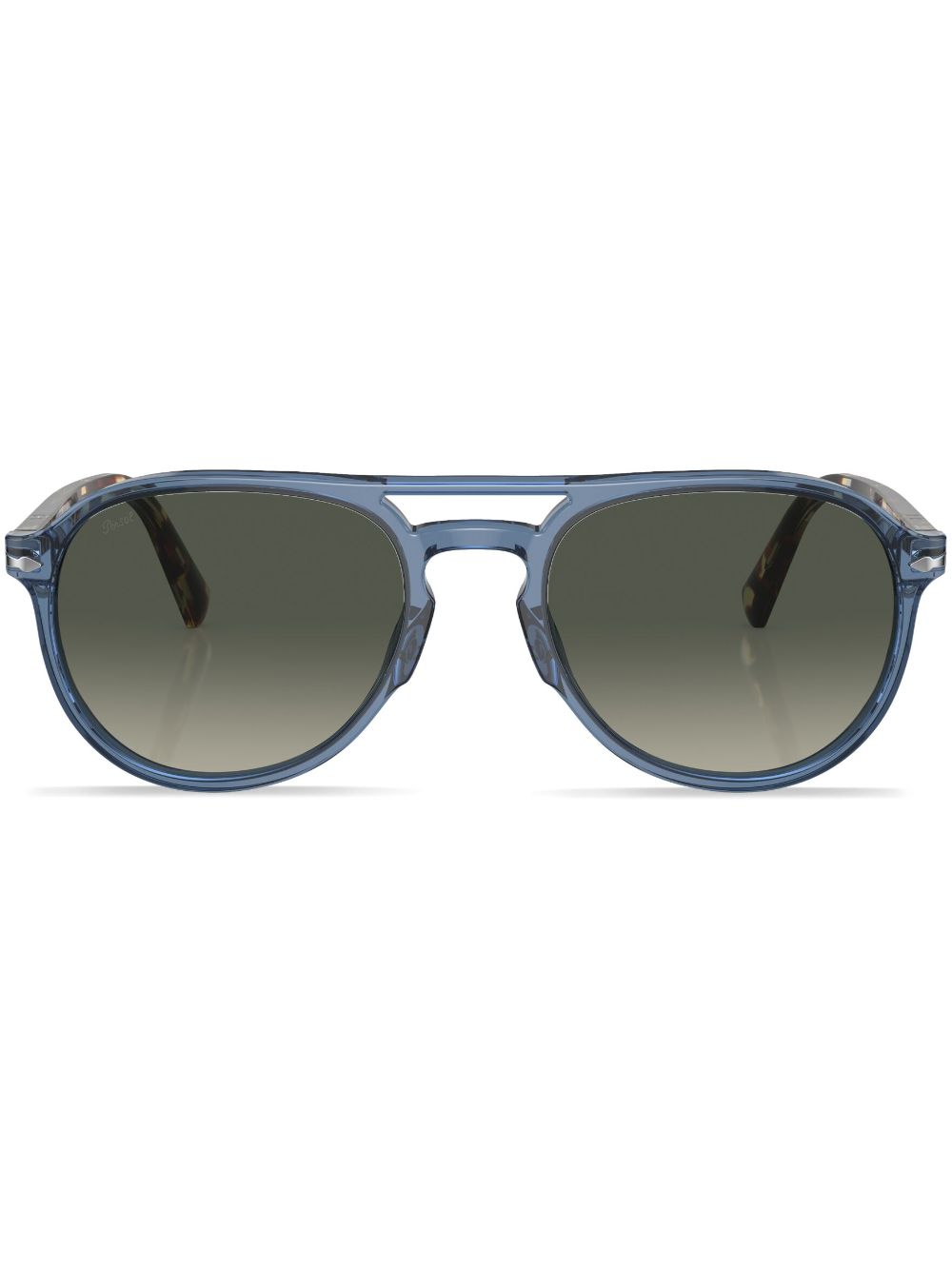 Persol Havana round-frame sunglasses - Blue von Persol