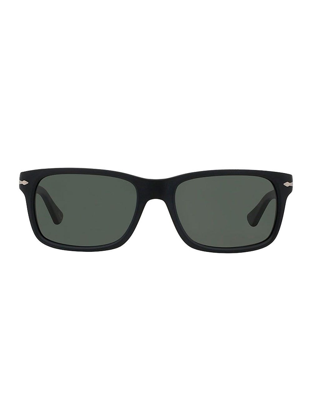 Persol PO3048S polarised-lenses rectangle-frame sunglasses - Black von Persol