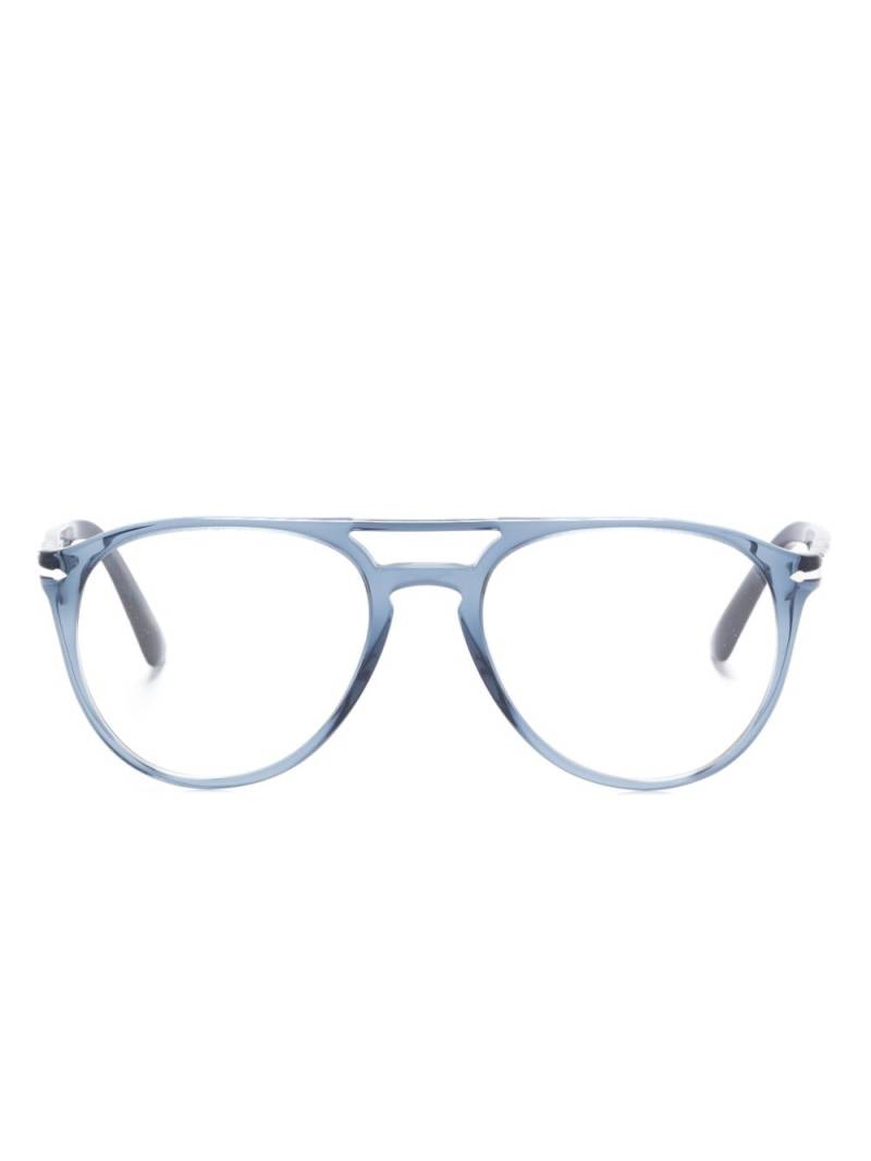 Persol pilot-frame glasses - Blue von Persol