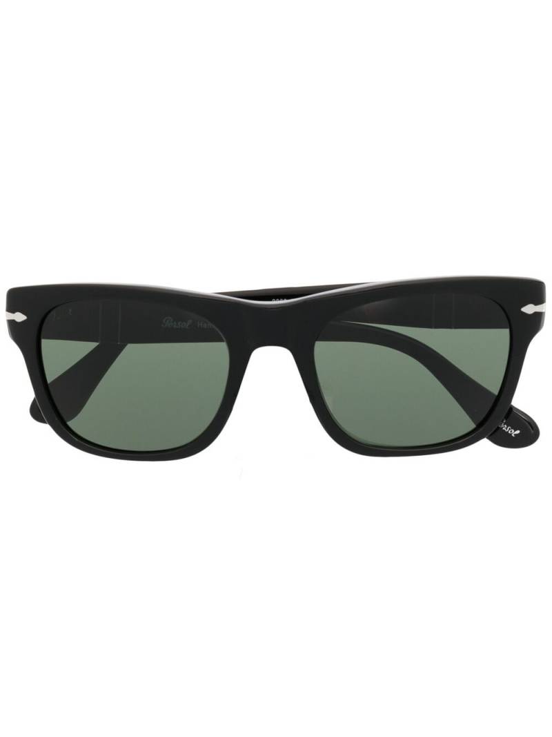 Persol polished-effect square-frame sunglasses - Black von Persol