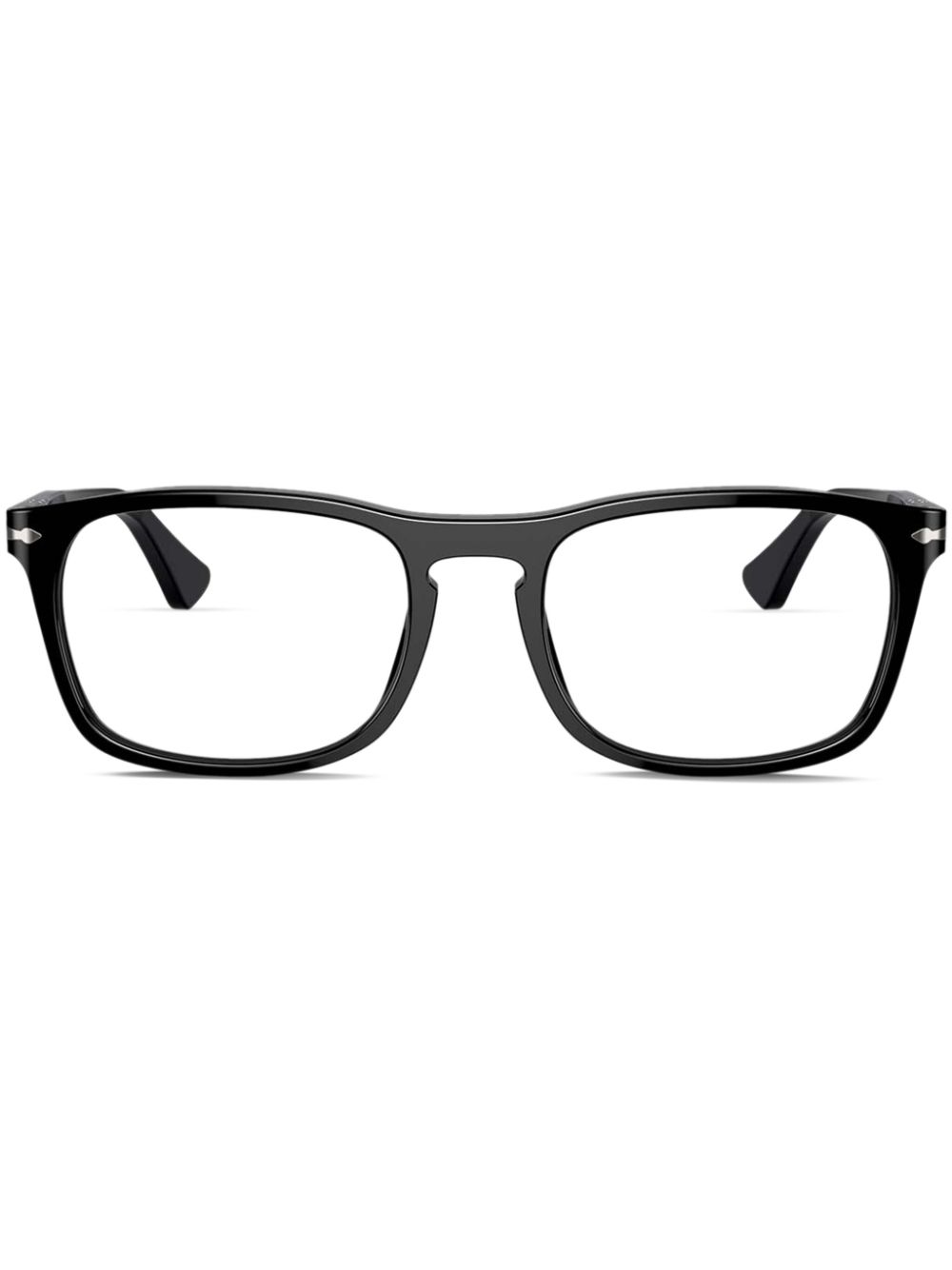 Persol rectangle-frame glasses - Black von Persol