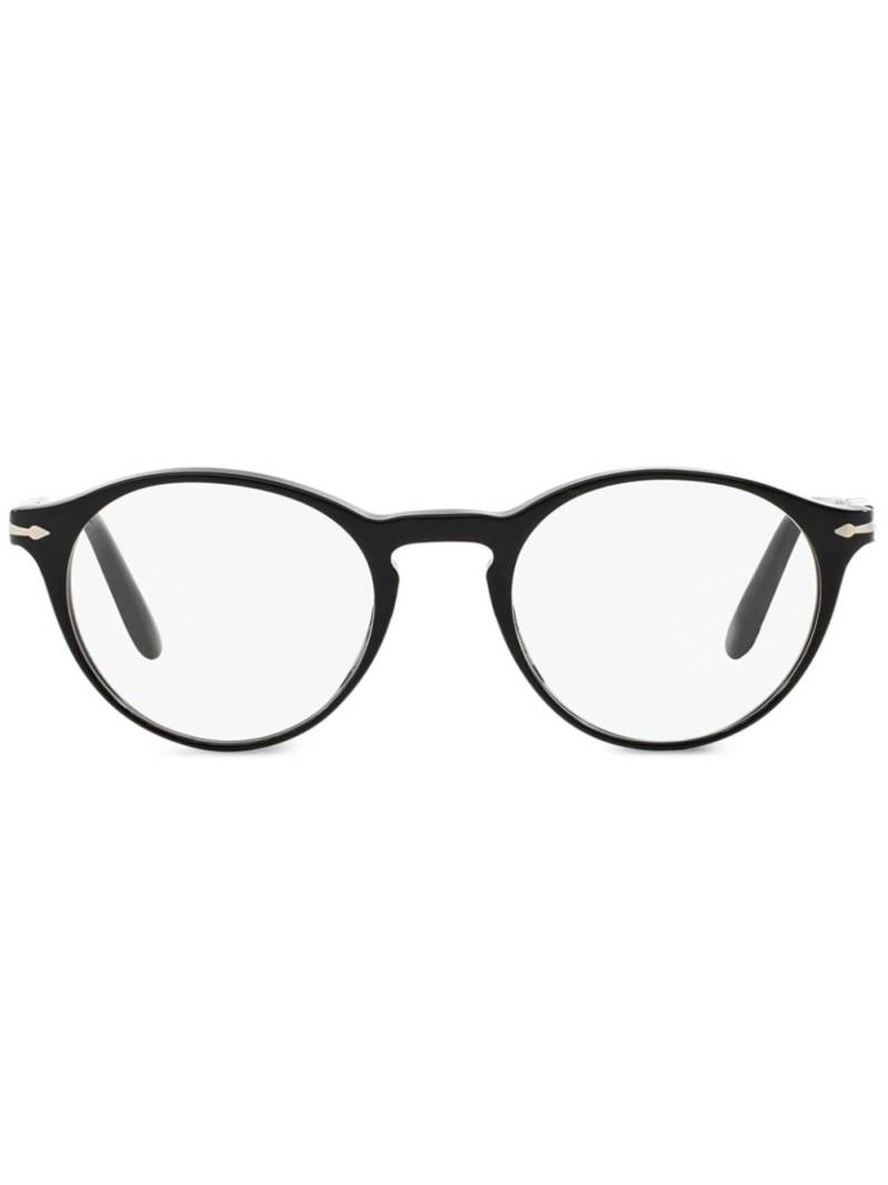 Persol round-frame glasses - Black von Persol