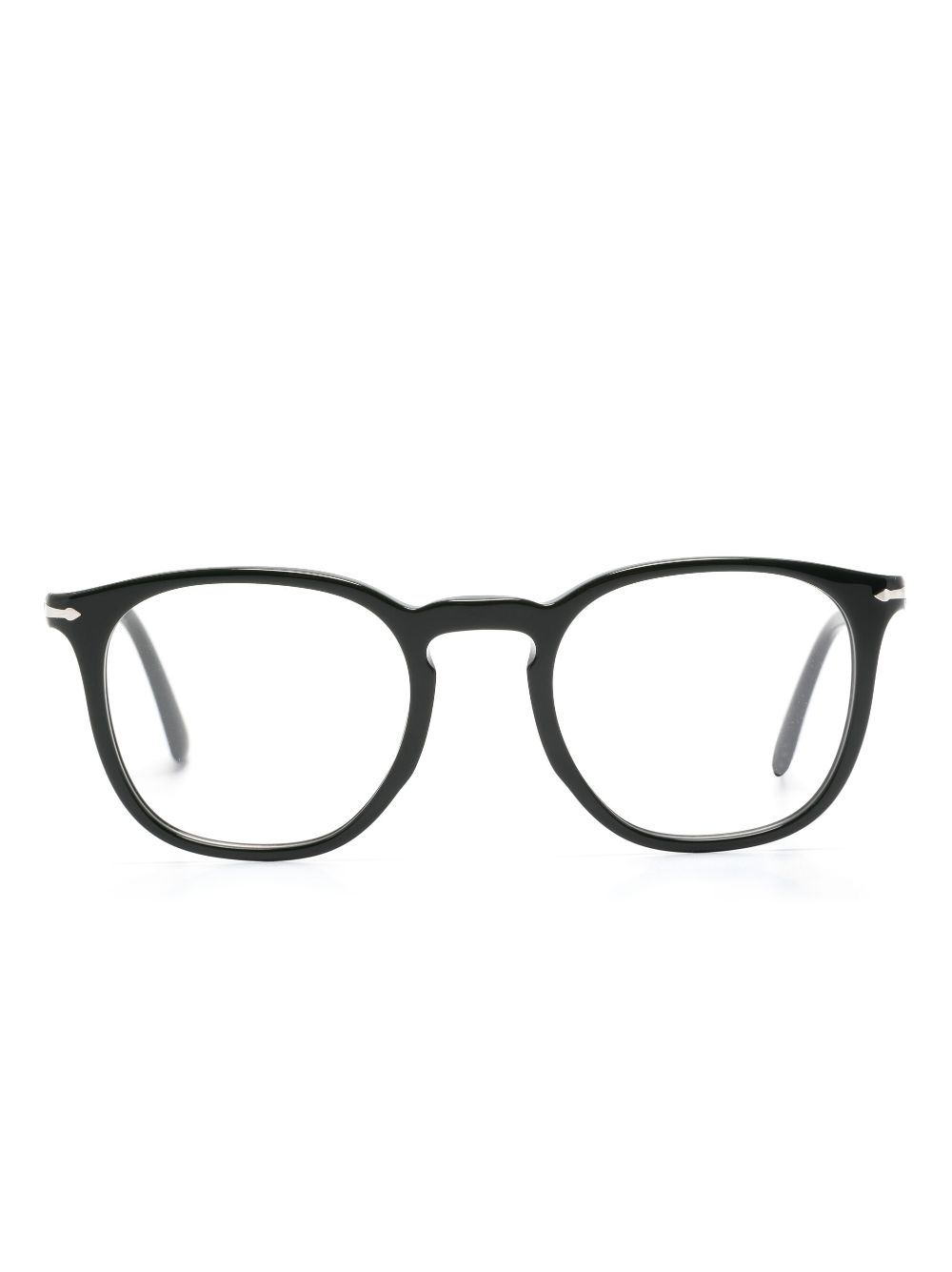 Persol round-frame glasses - Black von Persol