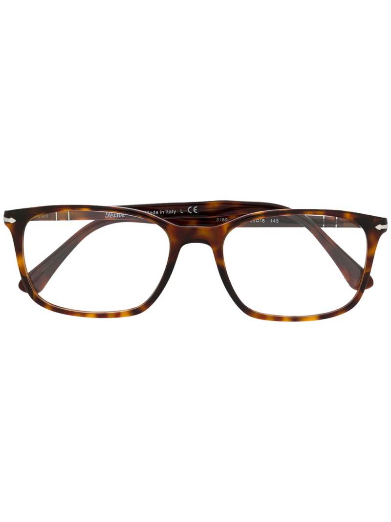 Persol square eyeglasses - Brown von Persol