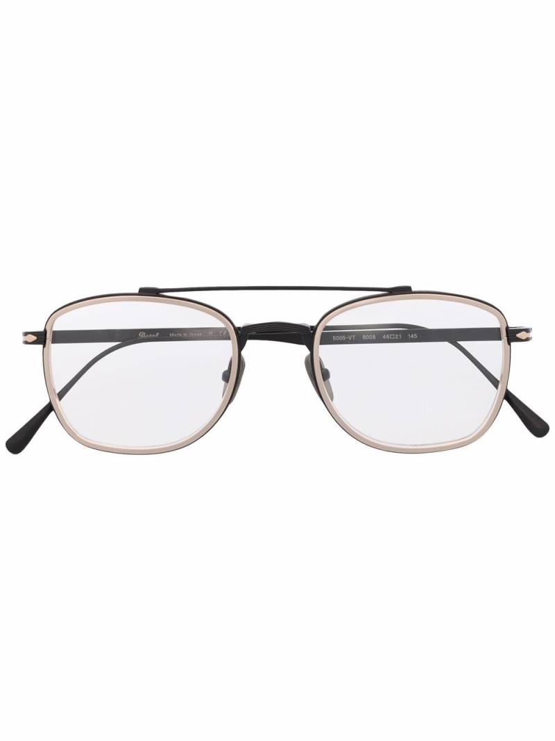 Persol square-frame glasses - Black von Persol