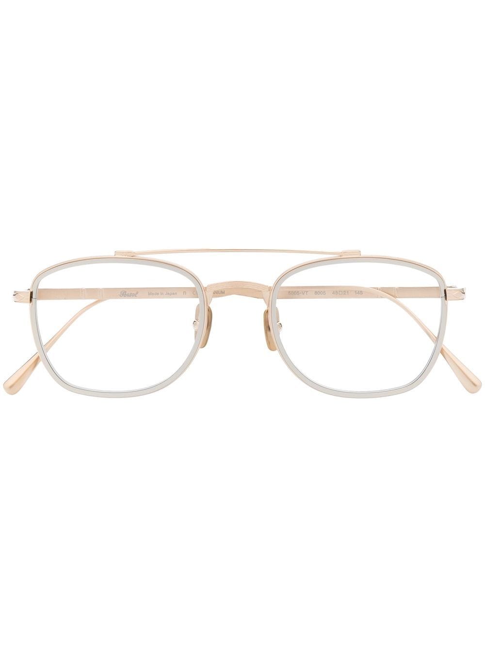 Persol square-frame pilot glasses - Gold von Persol